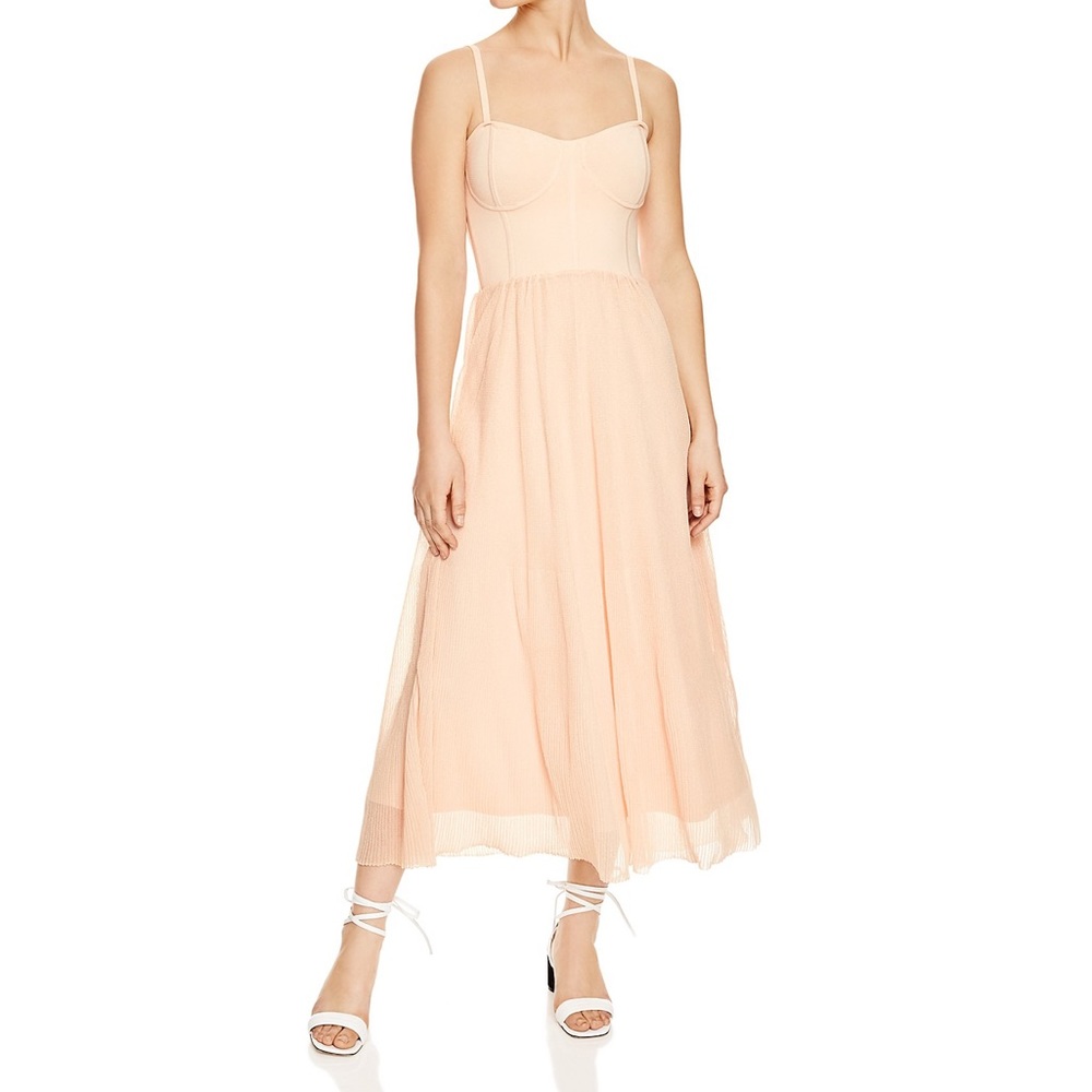 Sandro Roxette Bustier Midi Dress - Size 36